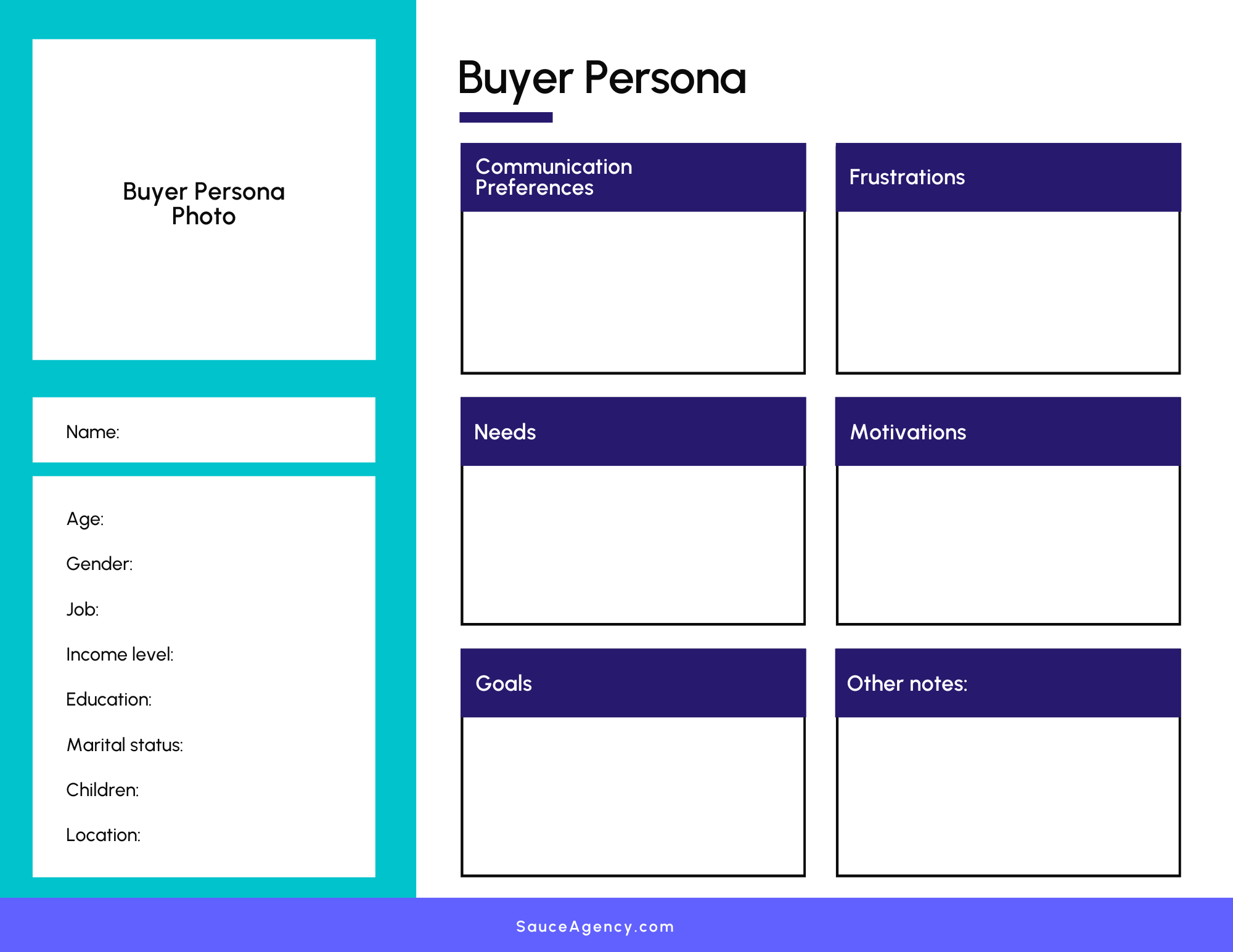 SA Downloadable Buyer Persona Preview